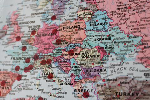 Why Study Abroad Map of Europe